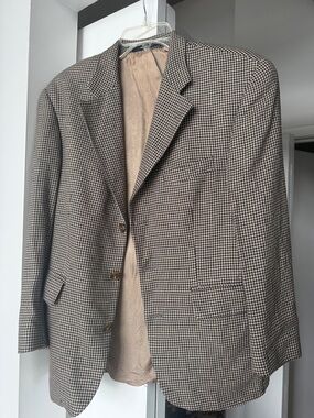 Vintage Marshall field’s chaps Ralph Lauren Houndstooth Sport Coat